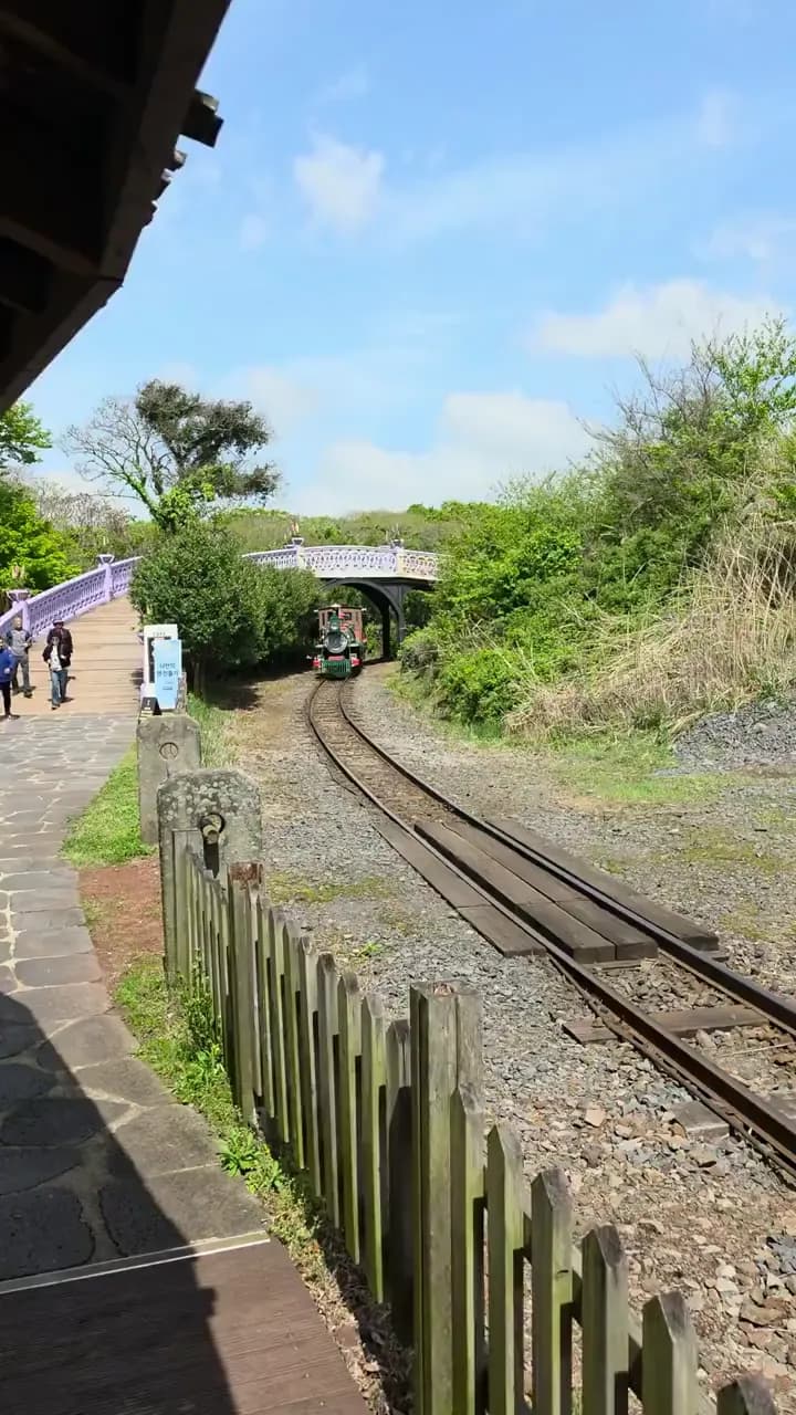 EcoLand forest train tracks