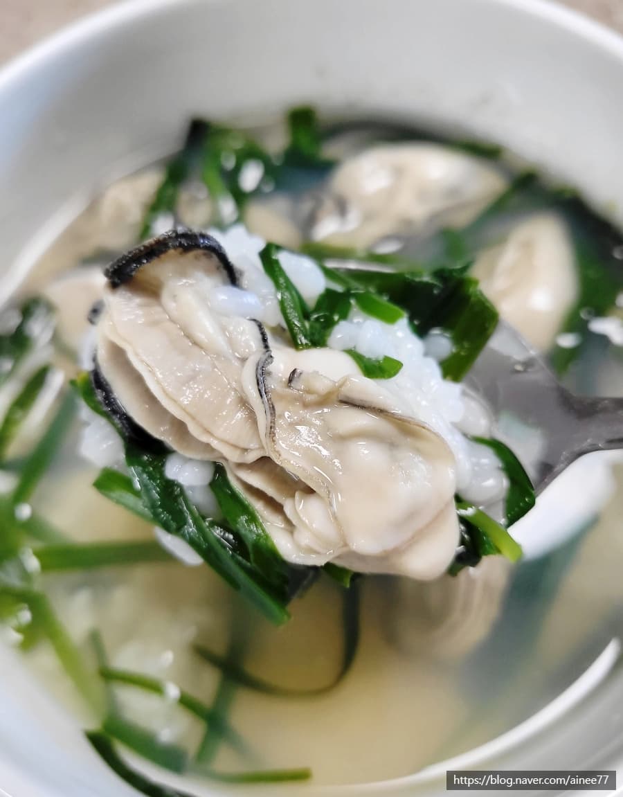 Oyster Rice Soup