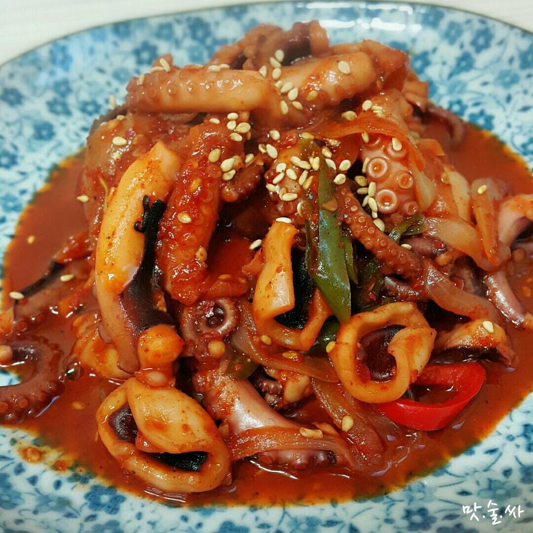 Spicy Stir-fried Octopus