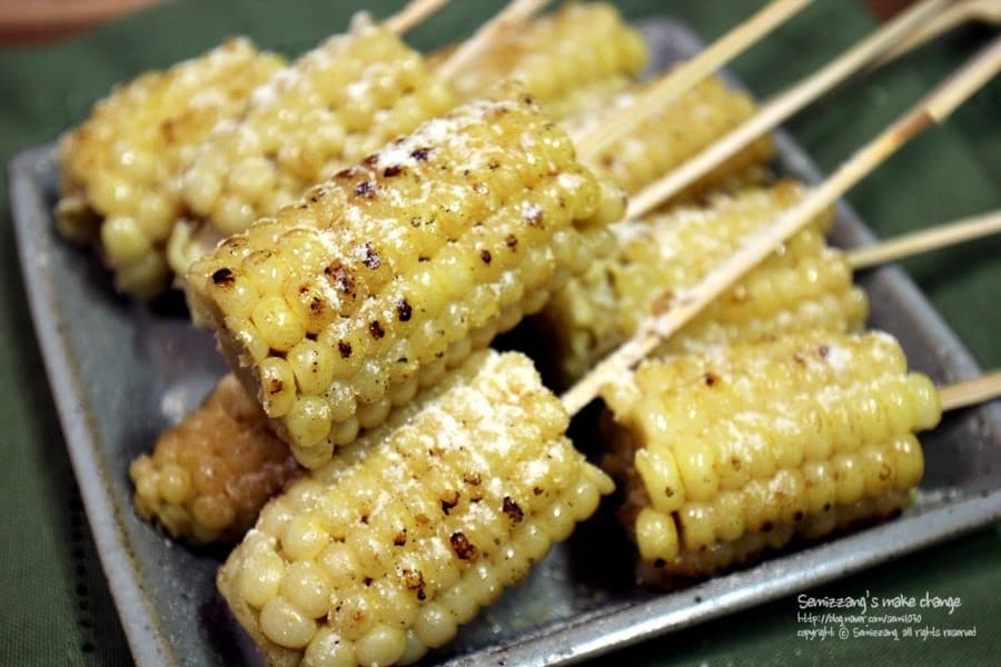 Butter-grilled Corn
